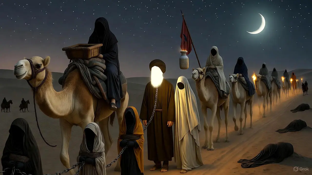 Departure of Ahlul al-Bayt (as) from Kufa to Sham